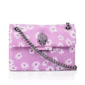 Kurt Geiger kensington mini floral pink crystal crossbody